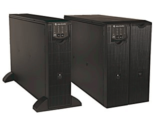 Two black server machines