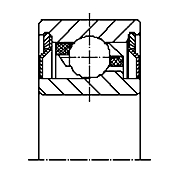 A sketch of an extra wide bearing application.